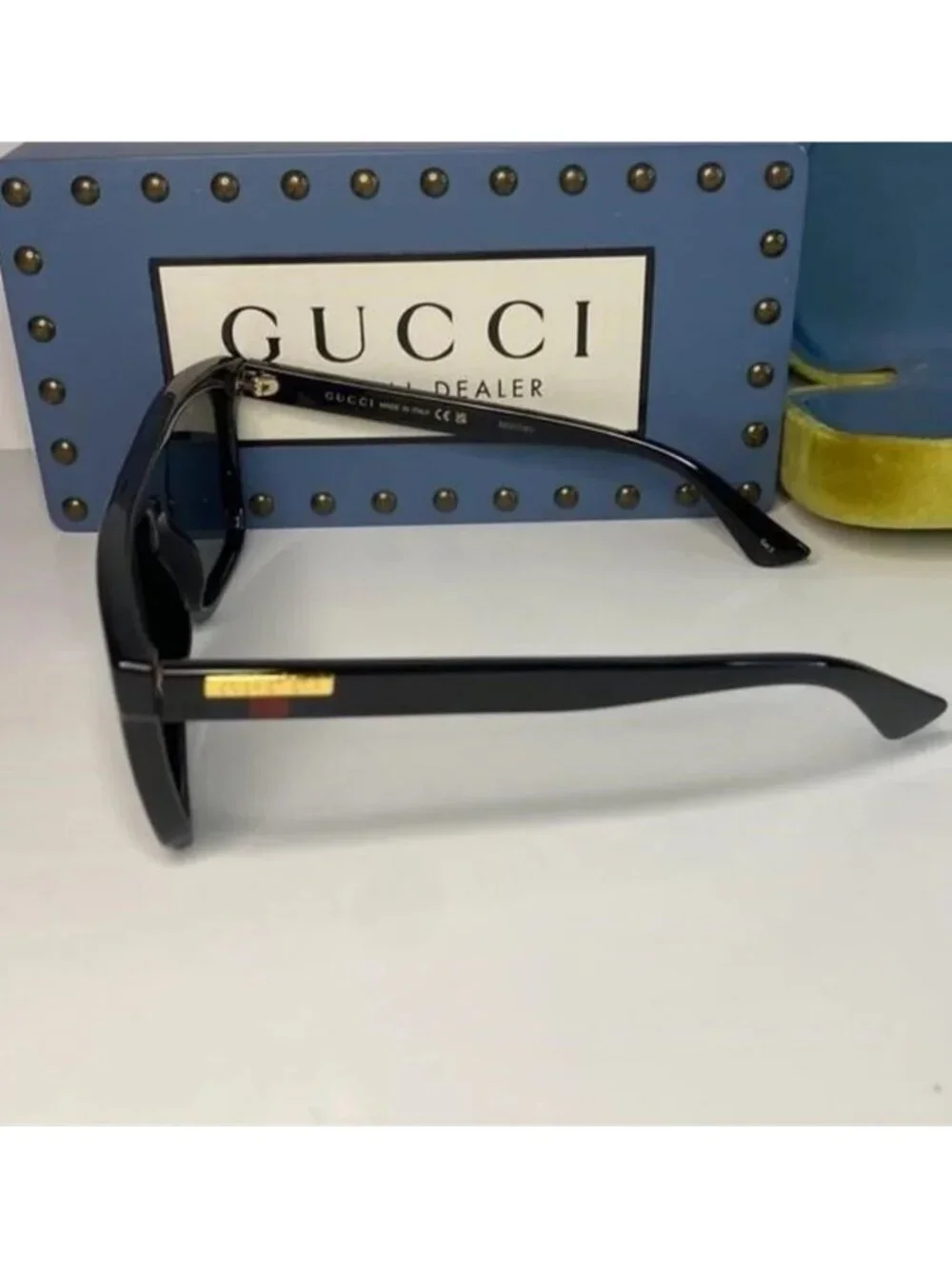 💯 - Authentic- New-GUCCI Grey /Black Browline Men's Sunglasses GG0748S 001 59 - Picture 9 of 15